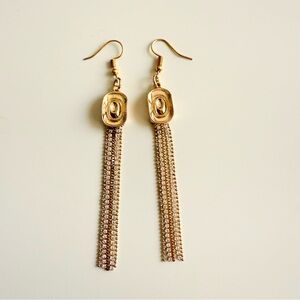 Cowboy hat tassel golden earrings cowgirl Nashville earrings